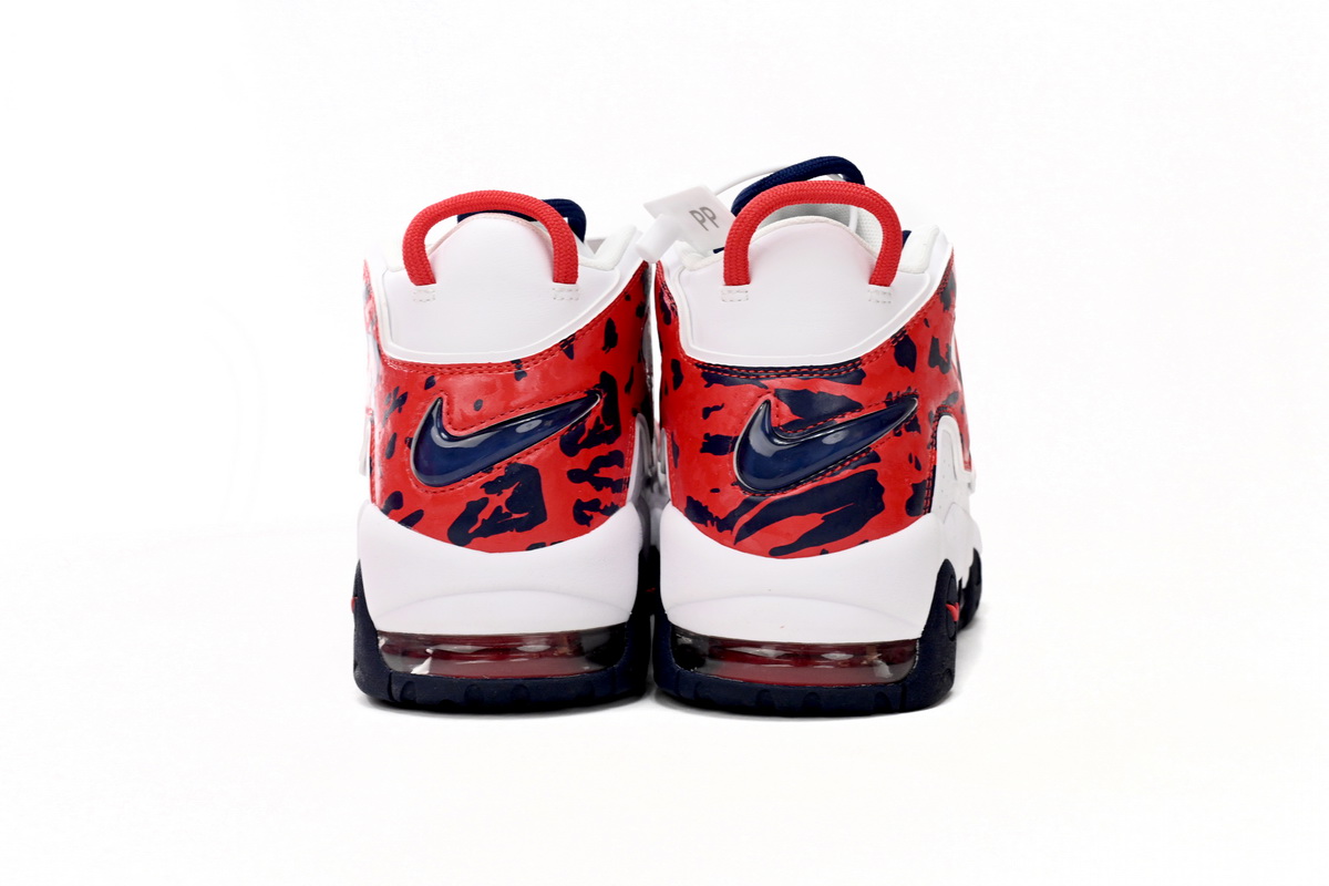 EM Sneakers Nike Air More Uptempo Red Navy Camo