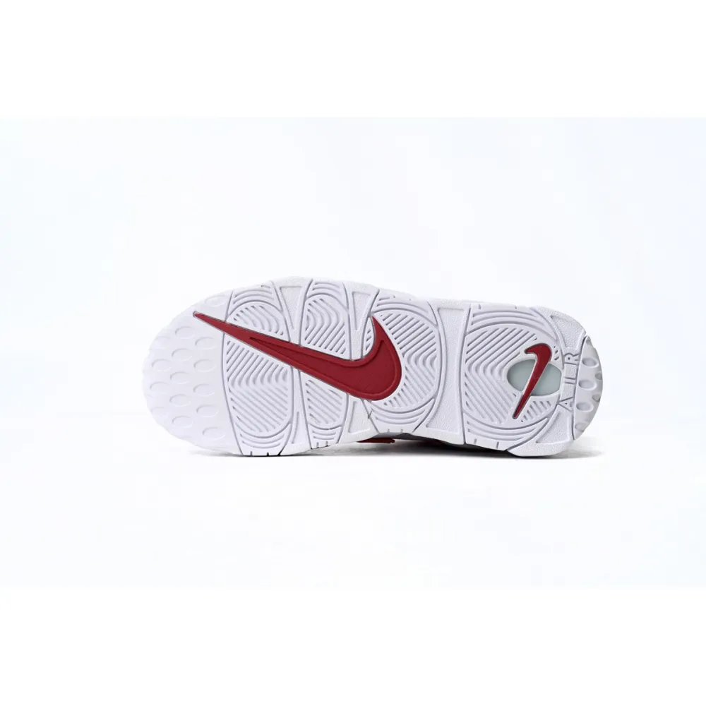 EM Sneakers Nike Air More Uptempo White Varsity Red Outline (GS)