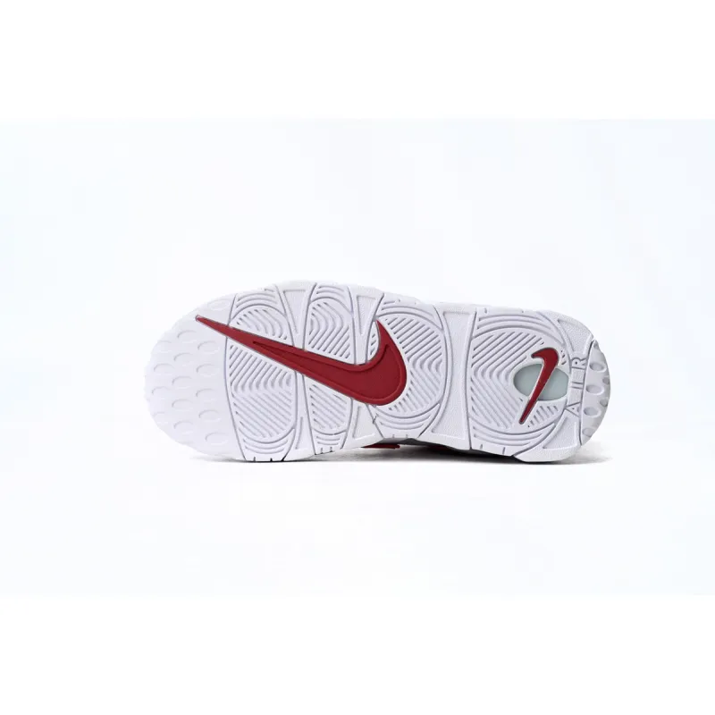 EM Sneakers Nike Air More Uptempo White Varsity Red Outline (GS)
