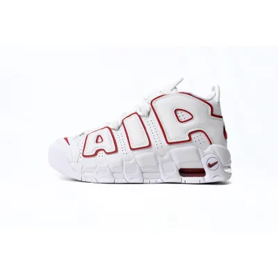 EM Sneakers Nike Air More Uptempo White Varsity Red Outline (GS) 01