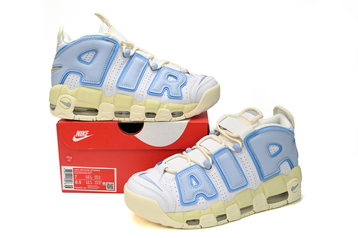 EM Sneakers Nike Air More Uptempo White Blue Sail