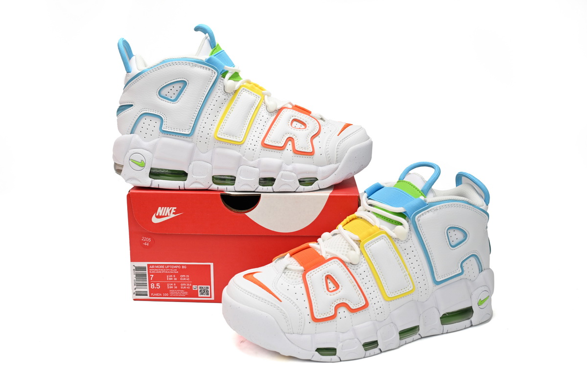 EM Sneakers Nike Air More Uptempo White Multi-Color (GS)