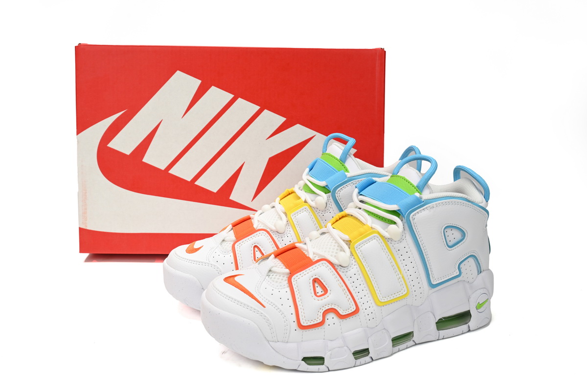 EM Sneakers Nike Air More Uptempo White Multi-Color (GS)