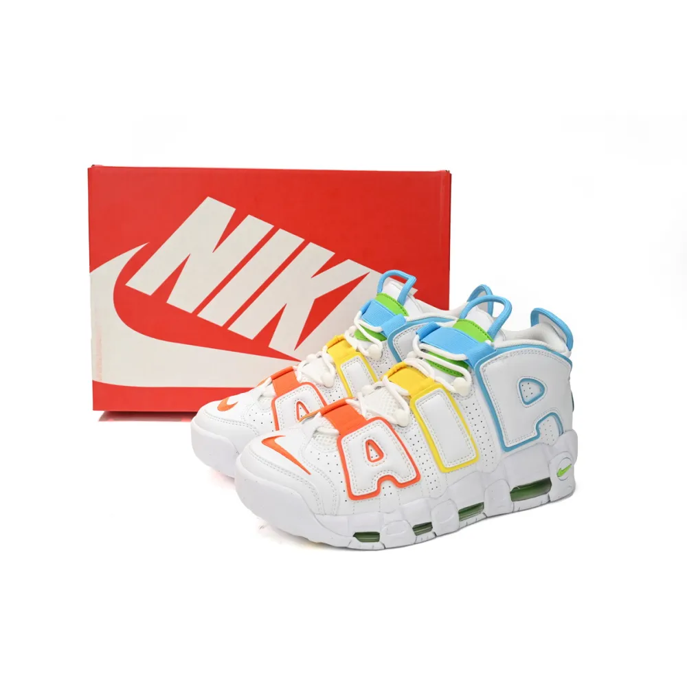 EM Sneakers Nike Air More Uptempo White Multi-Color (GS)