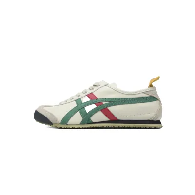 EM Sneakers Onitsuka Tiger Mexico 66 Birch Green Red Yellow 01