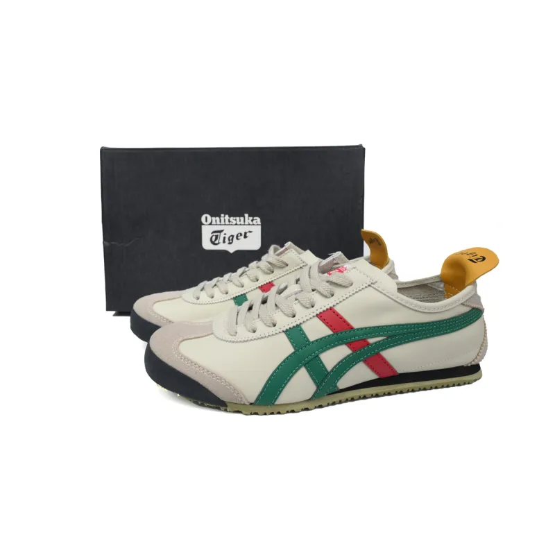 EM Sneakers Onitsuka Tiger Mexico 66 Birch Green Red Yellow