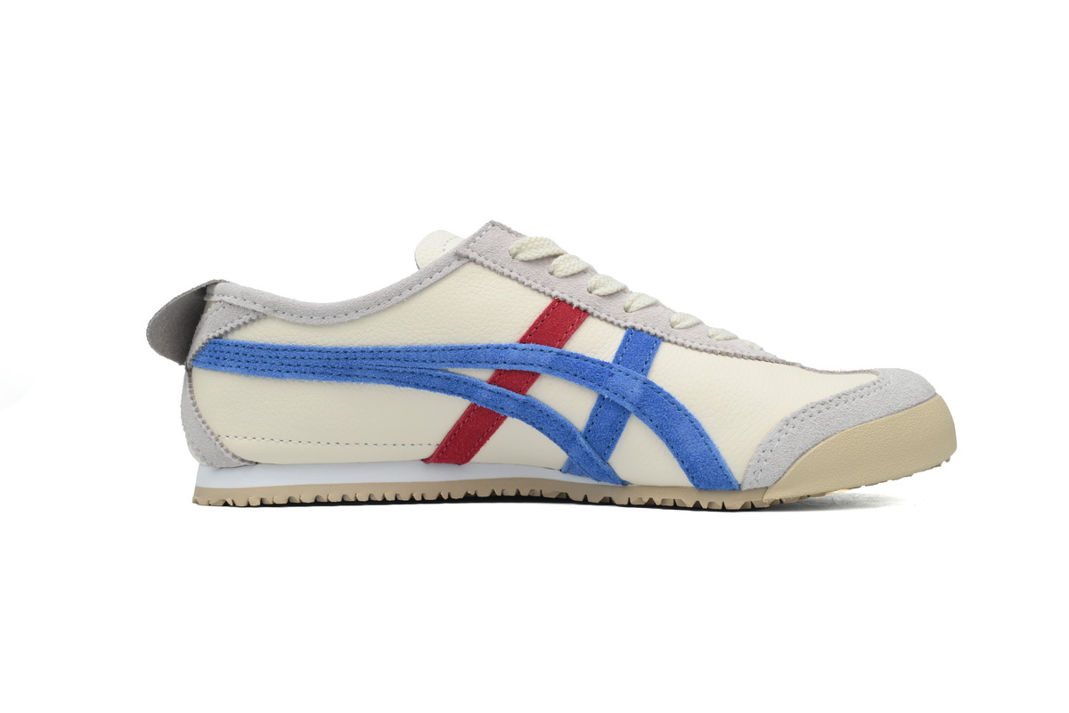 EM Sneakers Onitsuka Tiger Mexico 66 Vintage White Directoire Blue Red