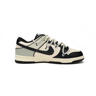 EM Sneakers Nike Dunk Low Interstellar Black and White 02
