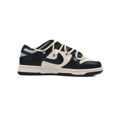 EM Sneakers Nike Dunk Low Black White 02