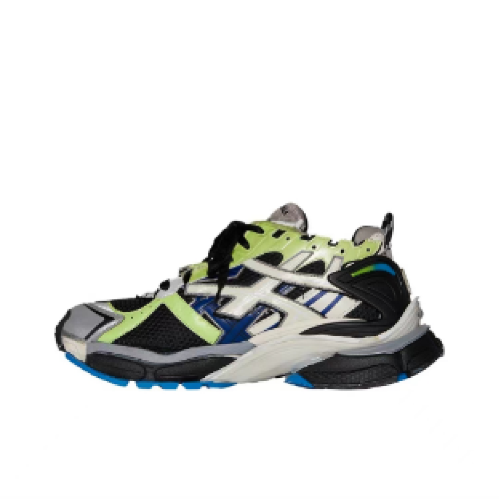 EM Sneakers Balenciaga Runner Green Blue Black Grey