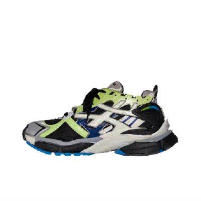 EM Sneakers Balenciaga Runner Green Blue Black Grey 01
