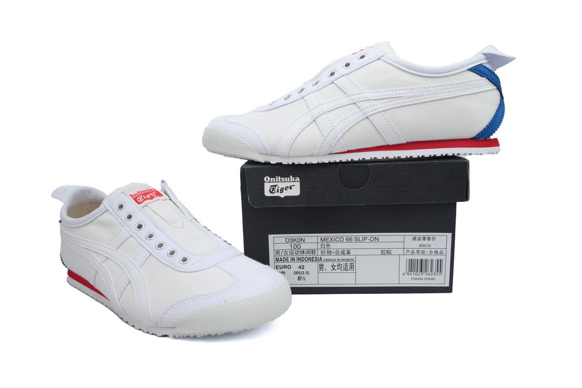 EM Sneakers Onitsuka Tiger Mexico 66 Slip-On White Blue
