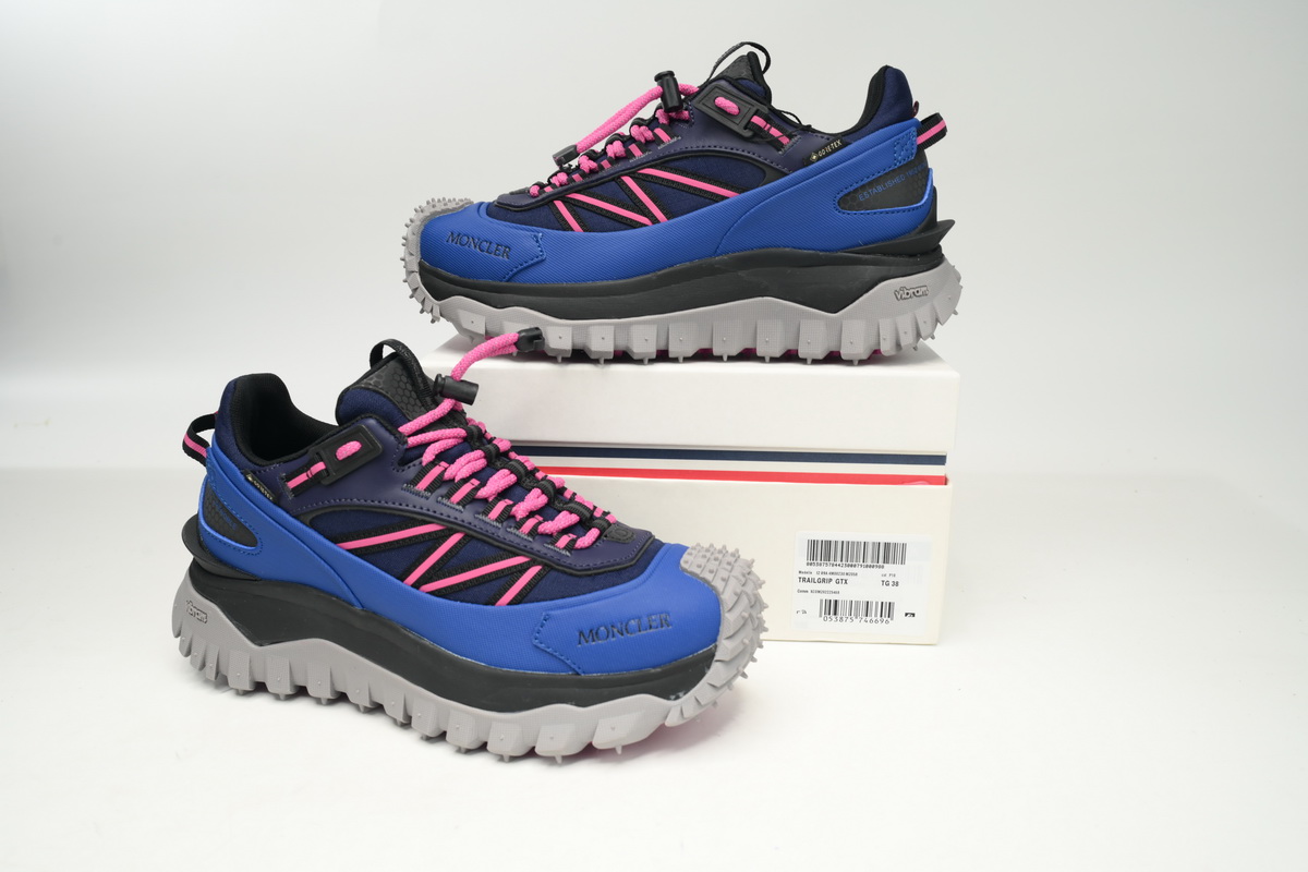 EM Sneakers Moncler Trailgrip Fluorescent Black Blue