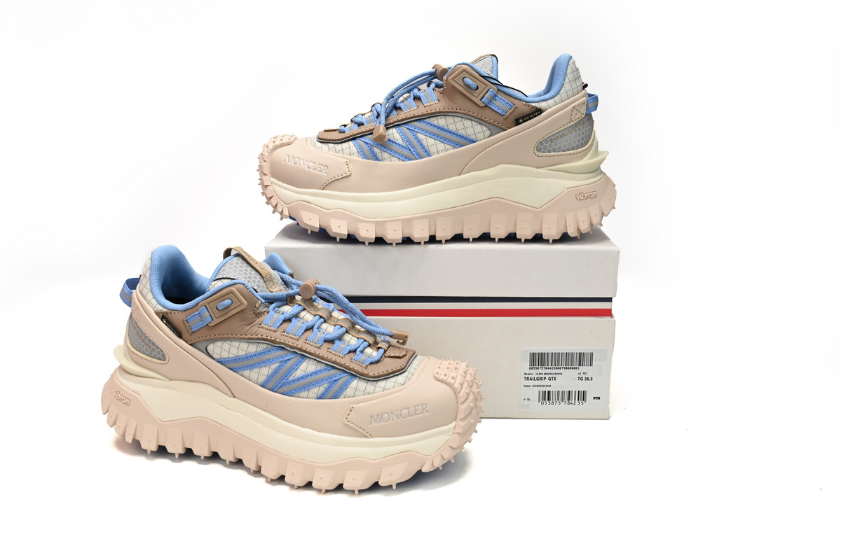 EM Sneakers Moncler Trailgrip Fluorescent Black Grey Blue