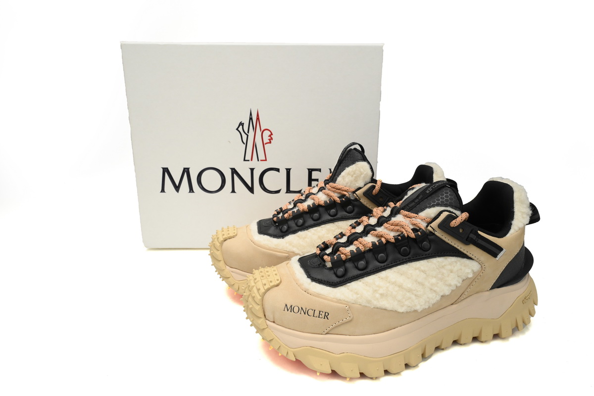 EM Sneakers Moncler Trailgrip Fluorescent Black Velvet Khaki