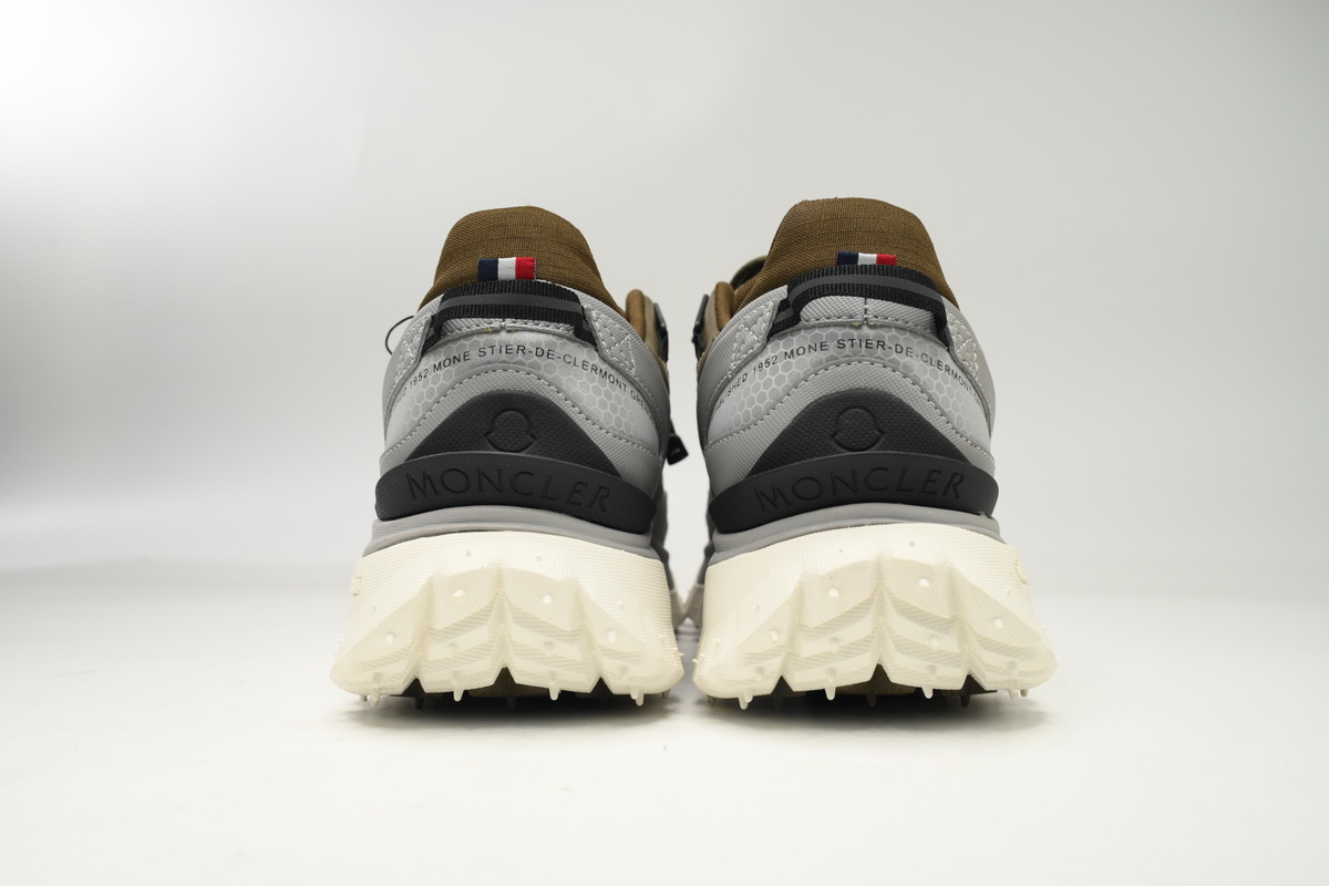 EM Sneakers Moncler Trailgrip Fluorescent Black White Gray Khaki