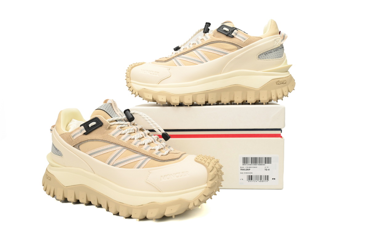 EM Sneakers Moncler Trailgrip Leather Black