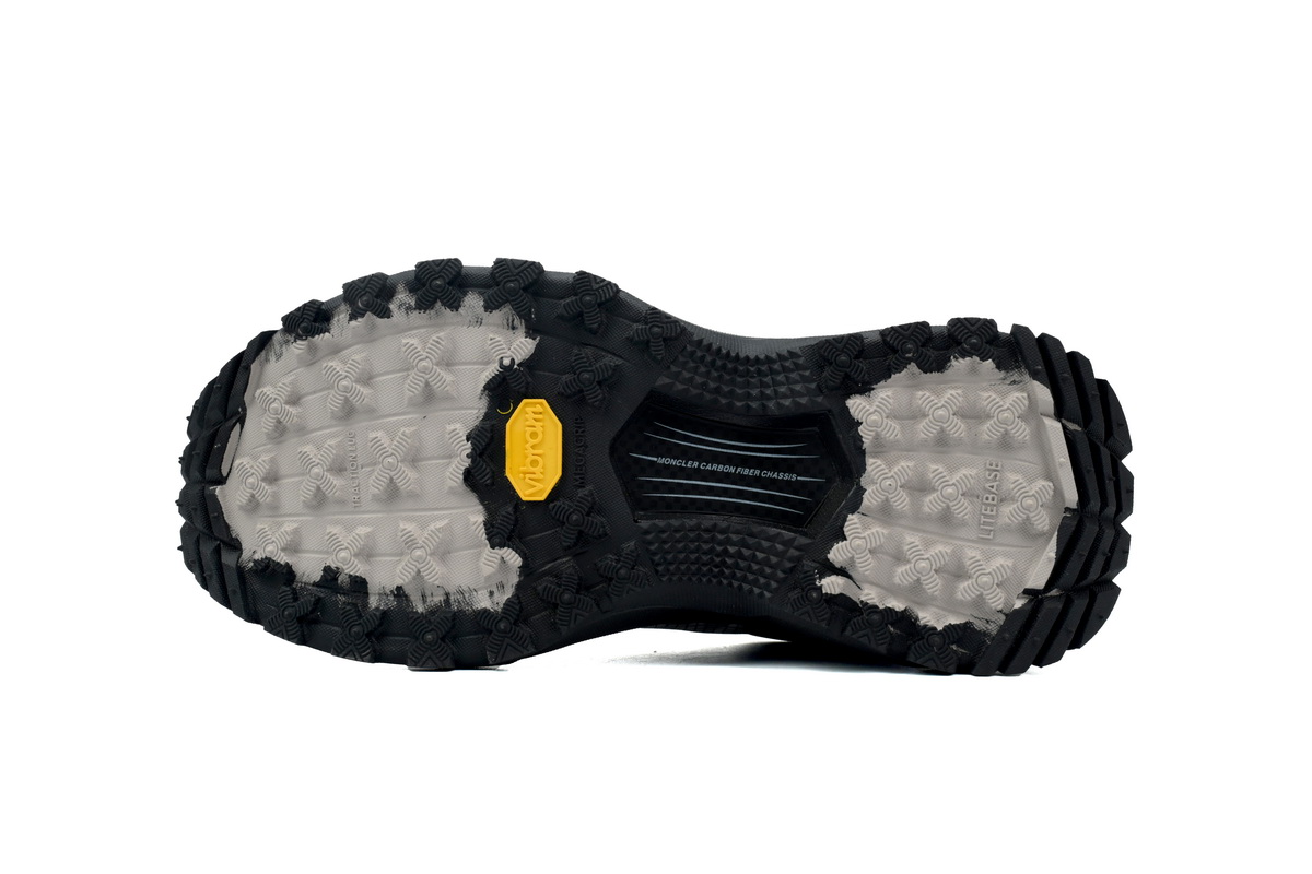 EM Sneakers Moncler Trailgrip Leather Black All Black Mesh