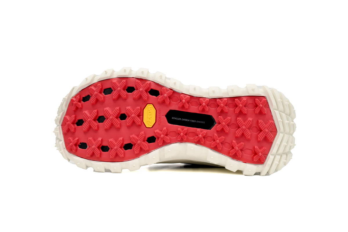 EM Sneakers Moncler Trailgrip Leather Black And White