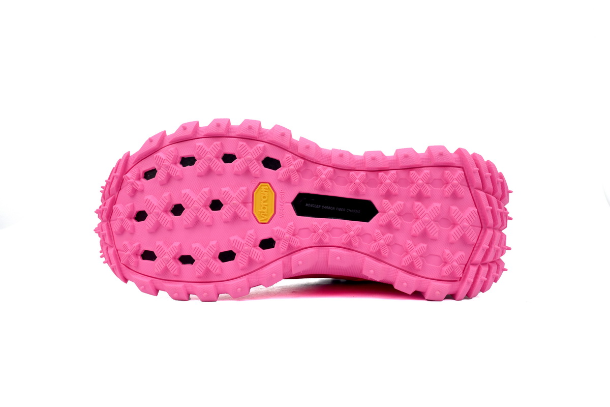 EM Sneakers  Moncler Trailgrip Leather Black Blue Pink