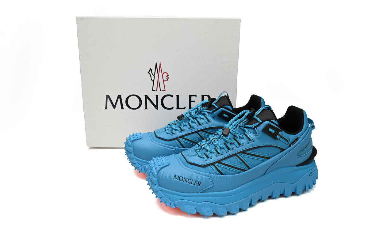 EM Sneakers Moncler Trailgrip Fluorescent Black Black Blue