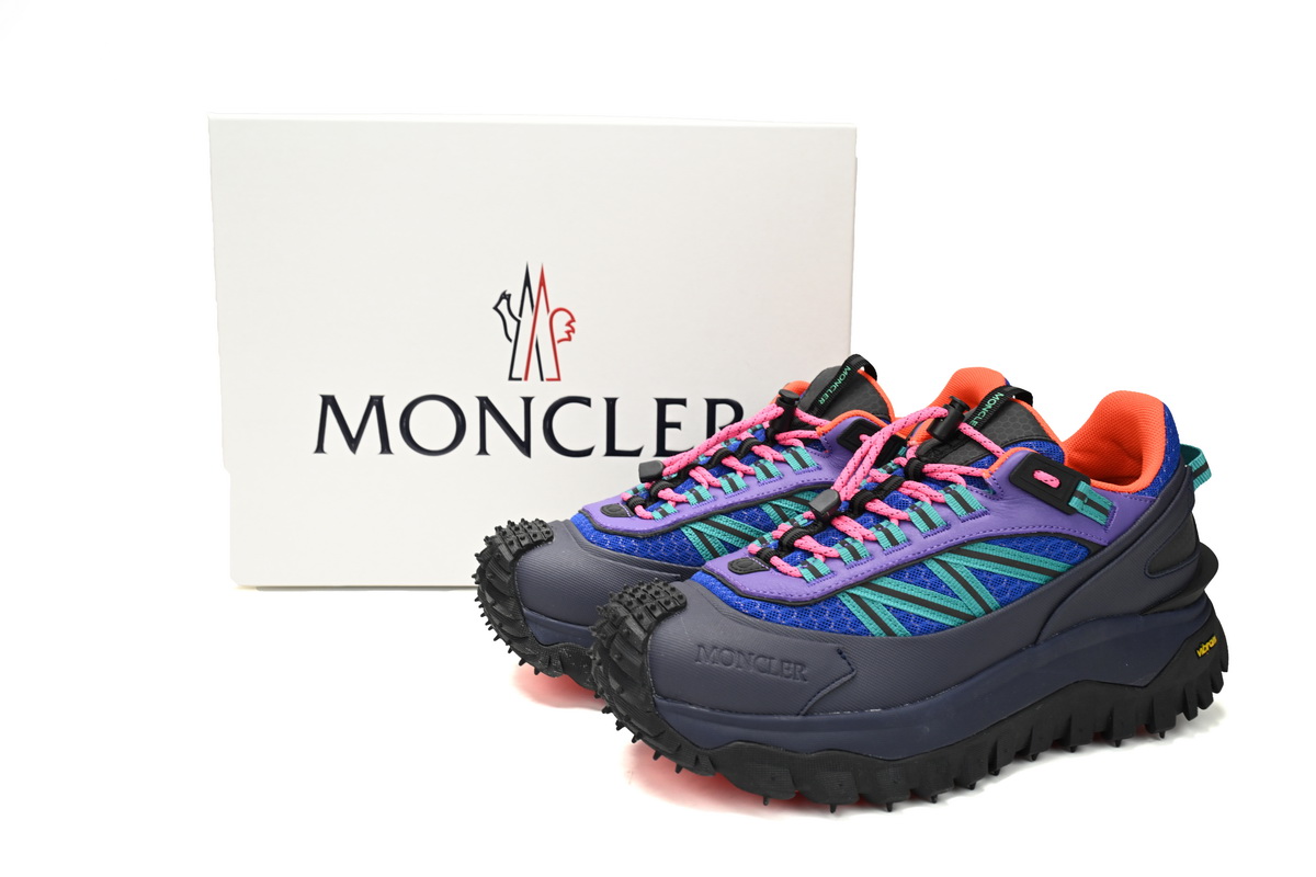 EM Sneakers Moncler Trailgrip Fluorescent Black Black Purple
