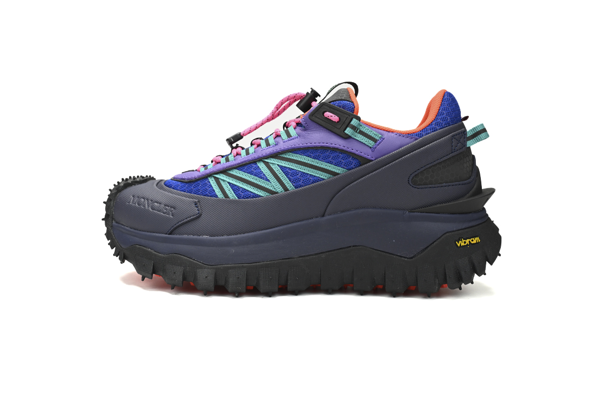 EM Sneakers Moncler Trailgrip Fluorescent Black Black Purple