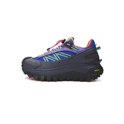 EM Sneakers Moncler Trailgrip Fluorescent Black Black Purple 01