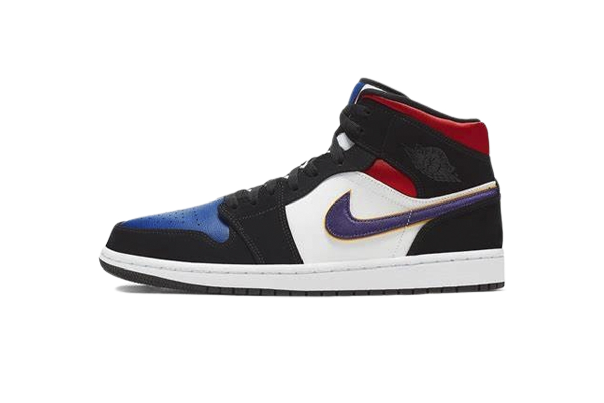 EM Sneakers Jordan 1 Mid Lakers Top 3