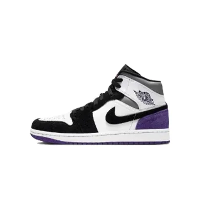 EM Sneakers Jordan 1 Mid SE Purple 01