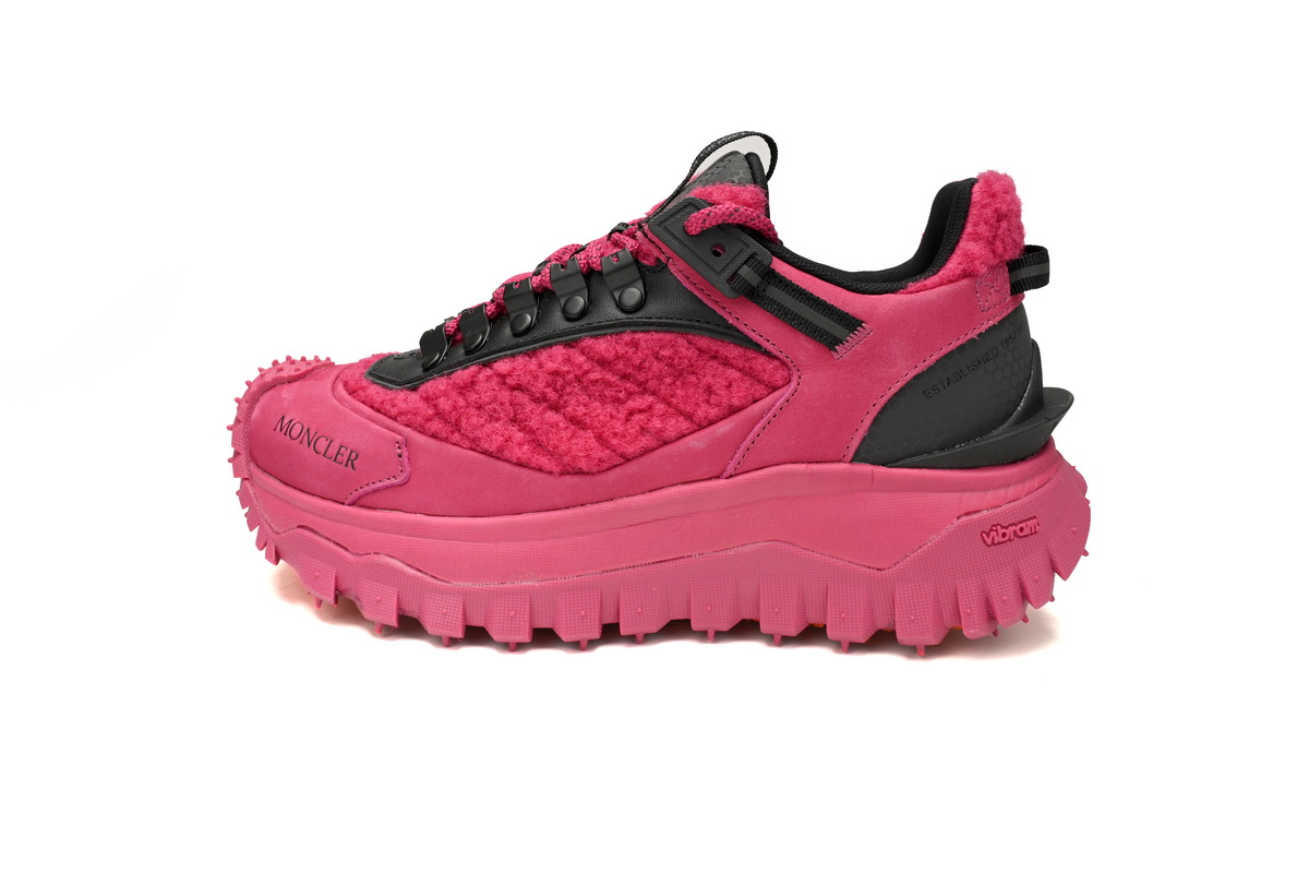 EM Sneakers Moncler Trailgrip Fluorescent Black Black Velvet Powde