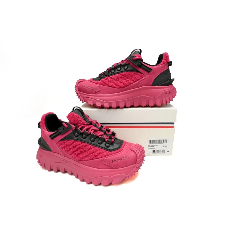 EM Sneakers Moncler Trailgrip Fluorescent Black Black Velvet Powde