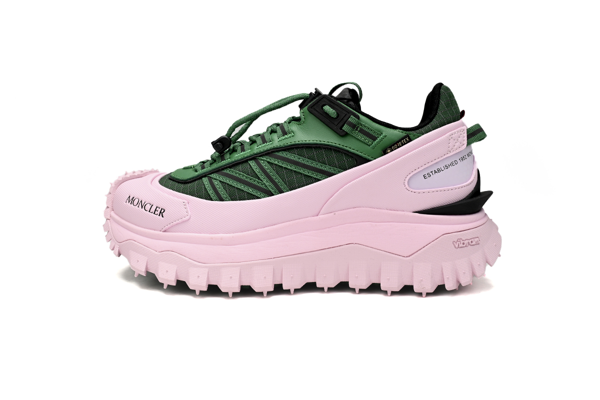 EM Sneakers Moncler Trailgrip Fluorescent Black Green Powder