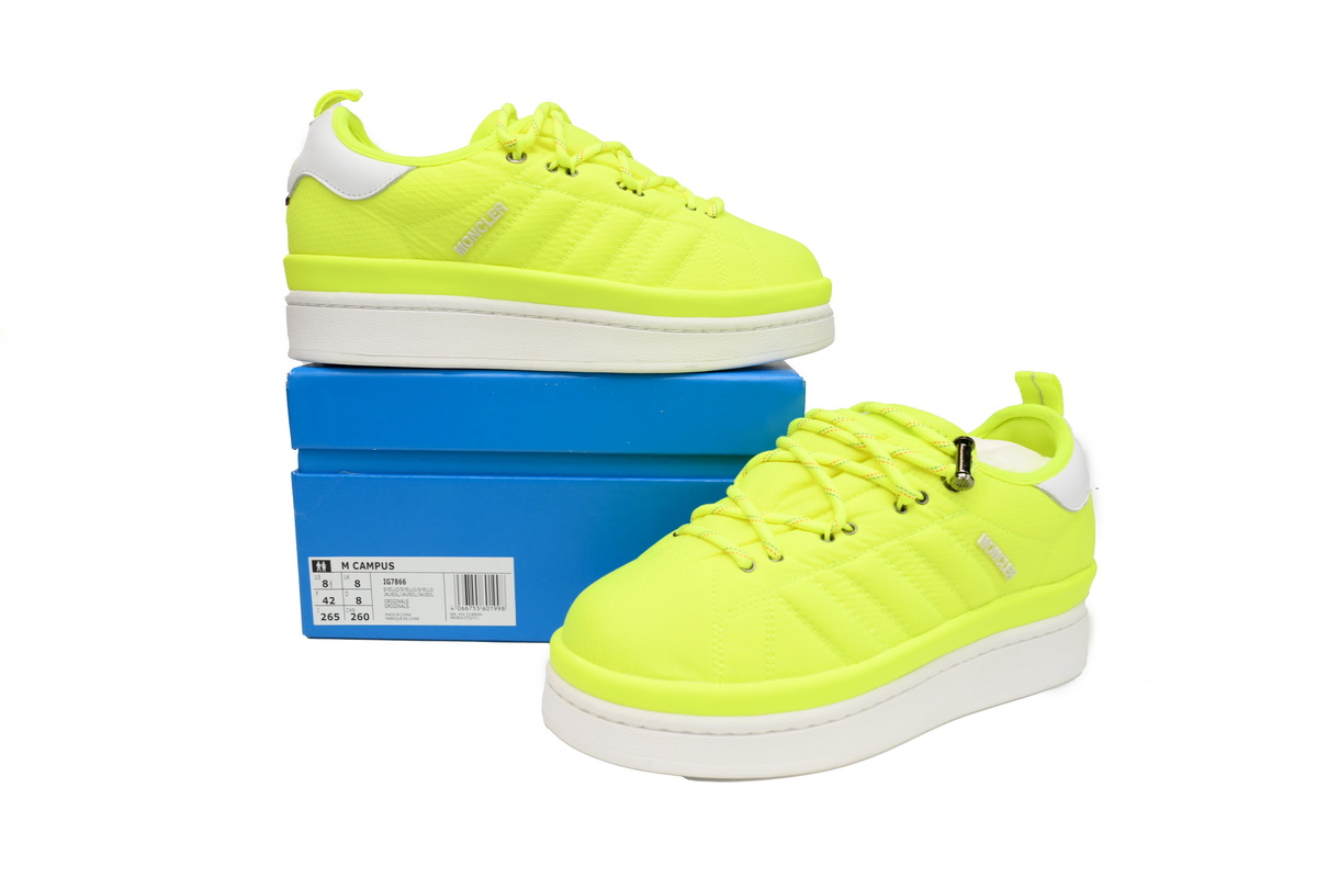 EM Sneakers Adidas Campus x Moncler 'Solar Yellow'