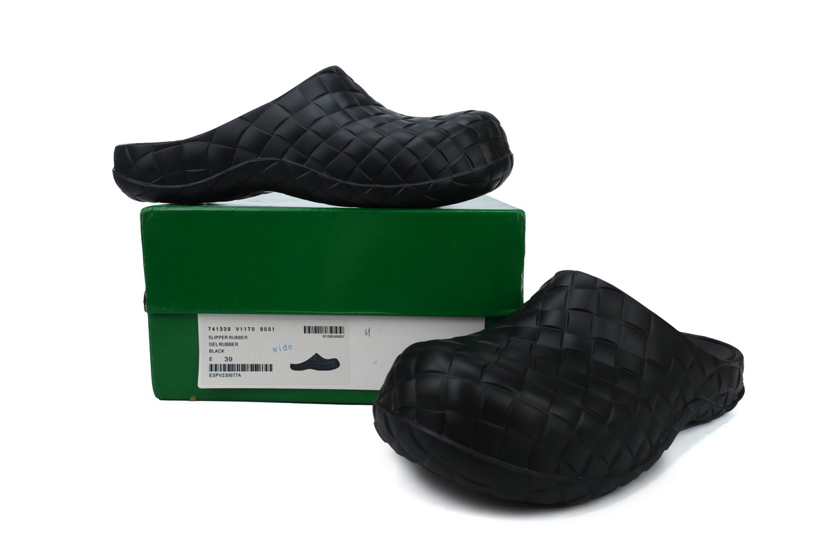 EM Sneakers Bottega Veneta Slider Sandals Black