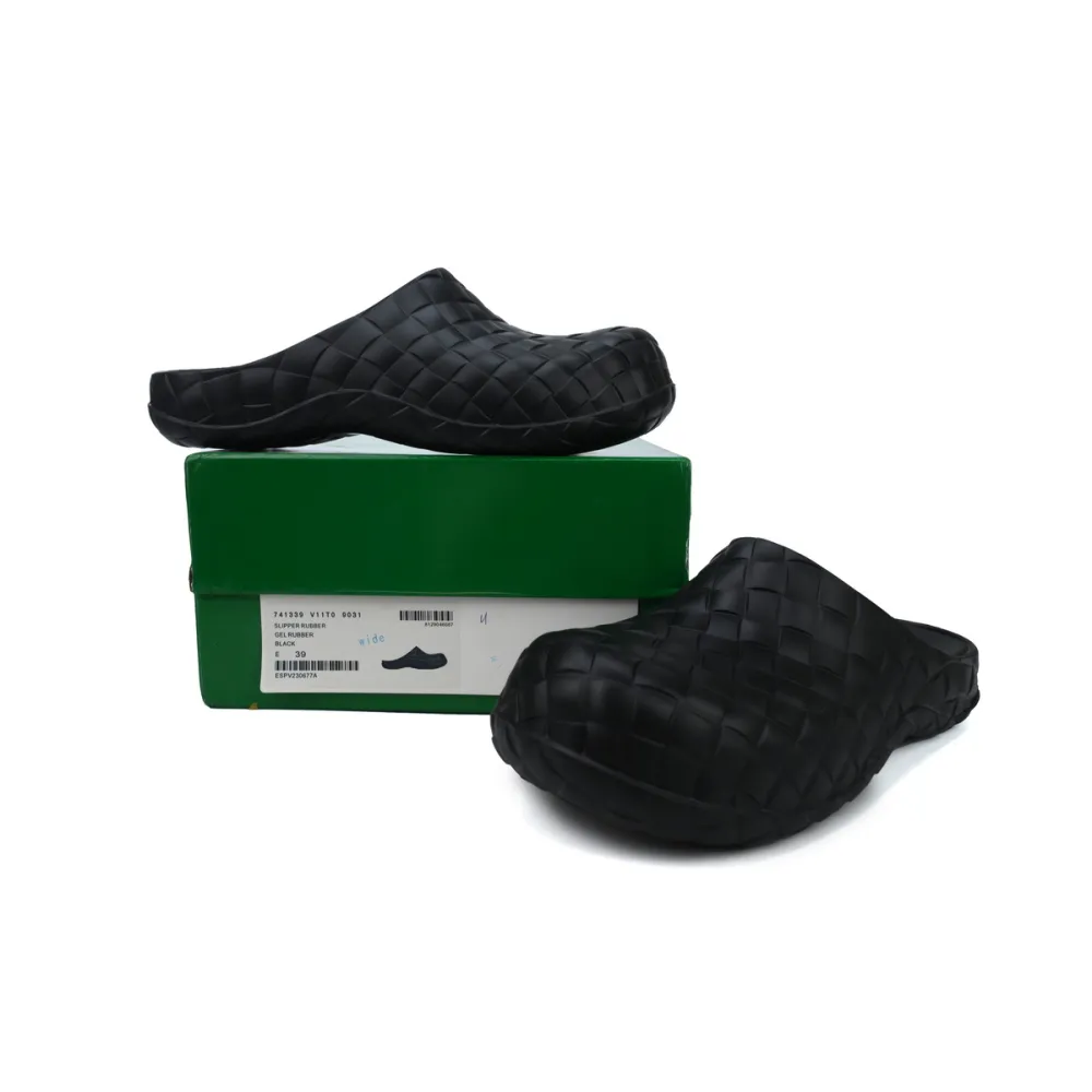 EM Sneakers Bottega Veneta Slider Sandals Black