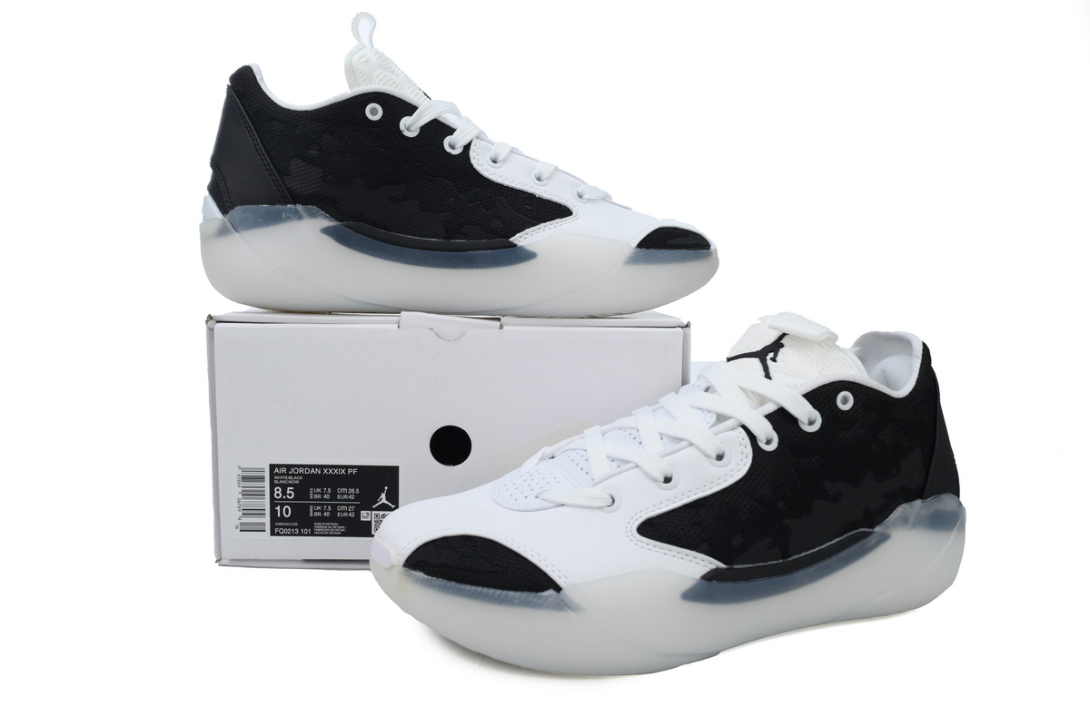 EM Sneakers Air Jordan 39 White Black Half