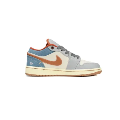 EM Sneakers Jordan 1 Low Phantom Denim  02