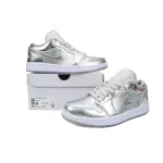 EM Sneakers Jordan 1 Low SE Metallic Silver