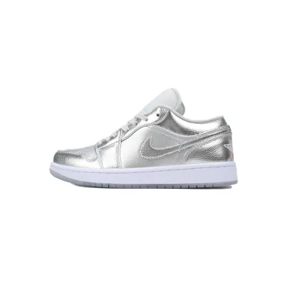 EM Sneakers Jordan 1 Low SE Metallic Silver 01