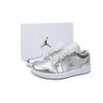 EM Sneakers Jordan 1 Low SE Metallic Silver