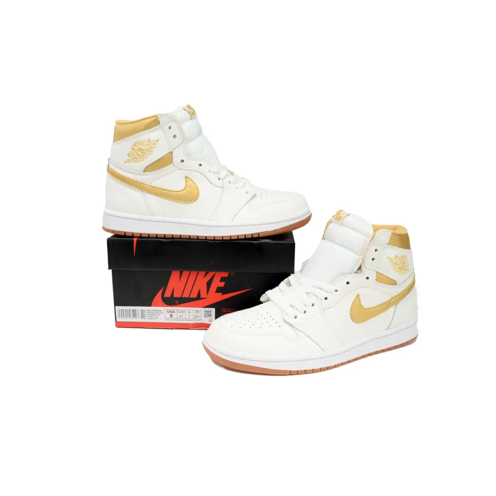 EM Sneakers Jordan 1 Retro High OG Metallic Gold 