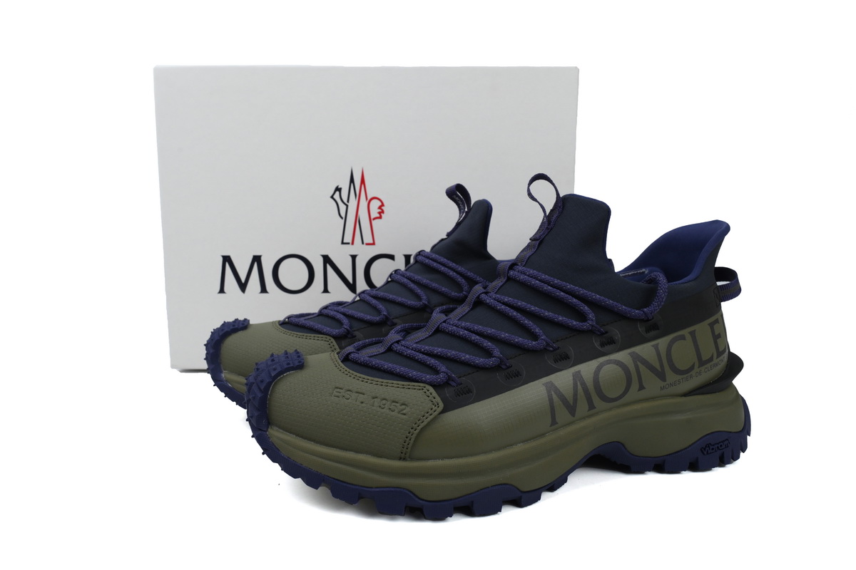 EM Sneakers Moncler Black Blue Green