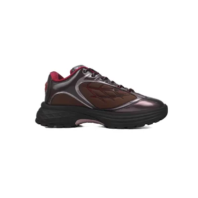 EM Sneakers Louis Vuitton Discovery Lace Up Wine Red 02