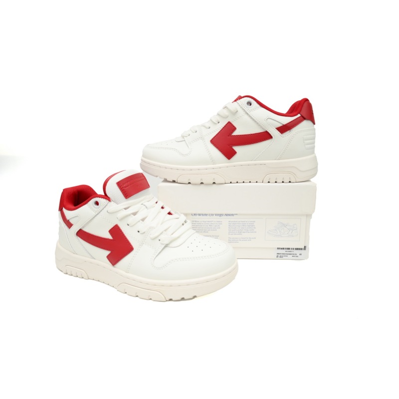 EM Sneakers OFF-WHITE Out Of White White Red
