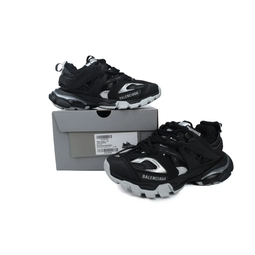 EM Sneakers  Balenciaga Track Sneaker Black Silver(Without LED)