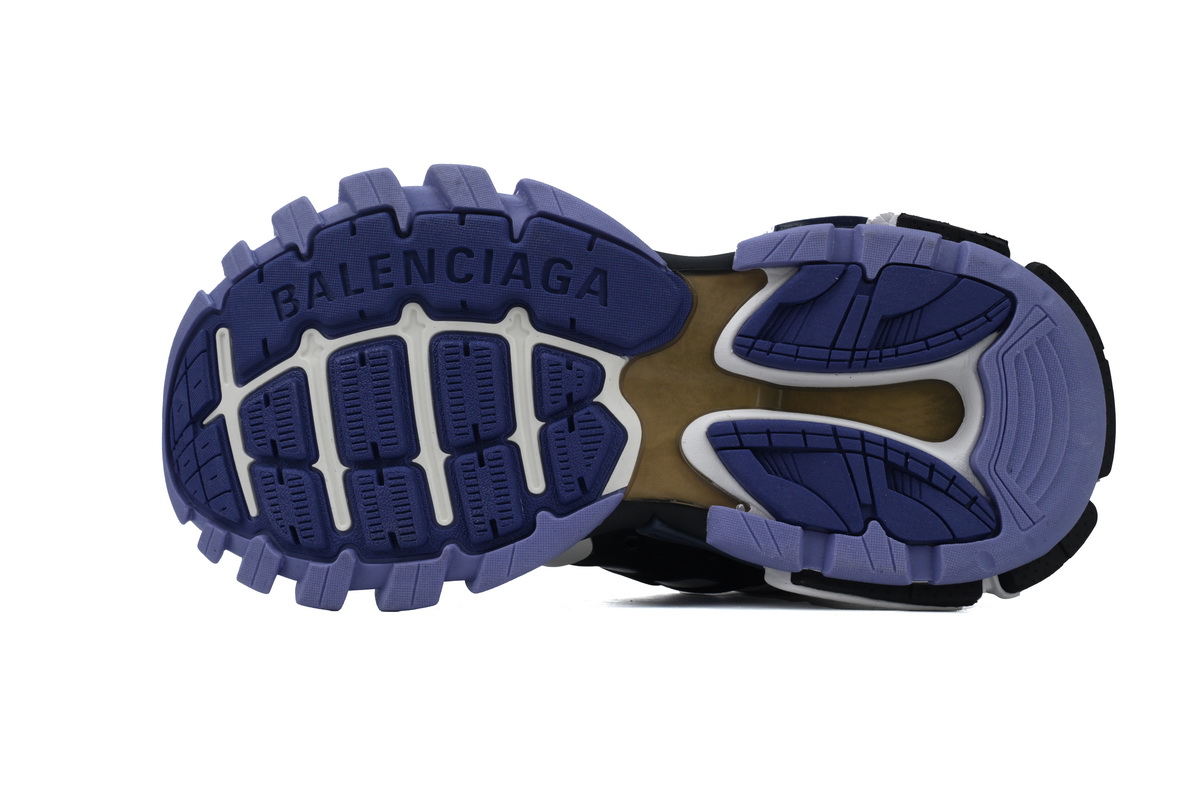 EM Sneakers  Balenciaga Track Sneaker White Black Purple(Without LED)