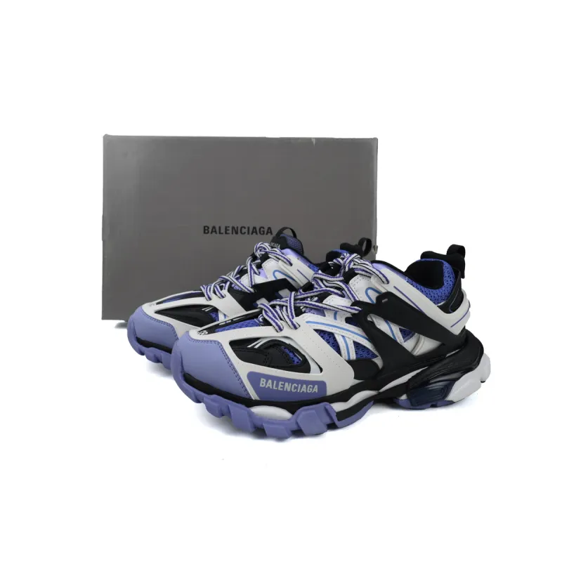 EM Sneakers  Balenciaga Track Sneaker White Black Purple(Without LED)