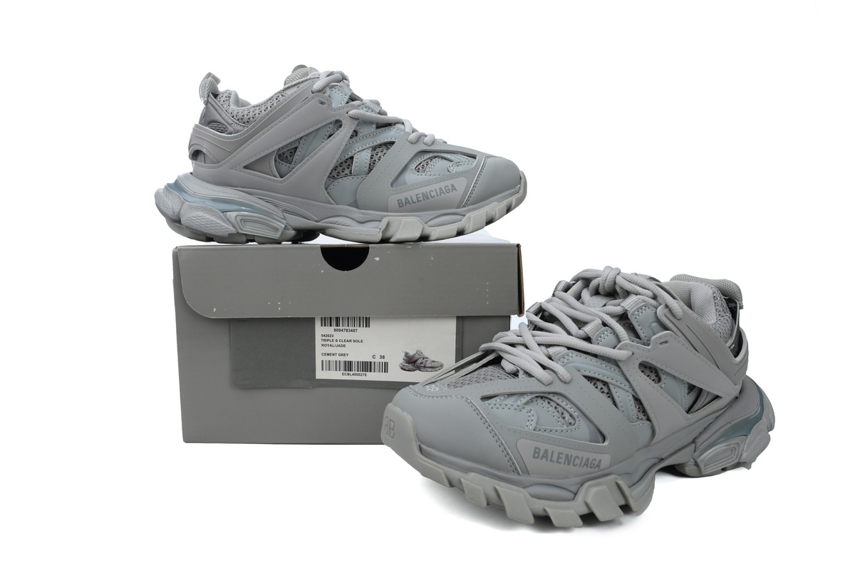 EM Sneakers Balenciaga Track Sneaker Grey(Without LED)