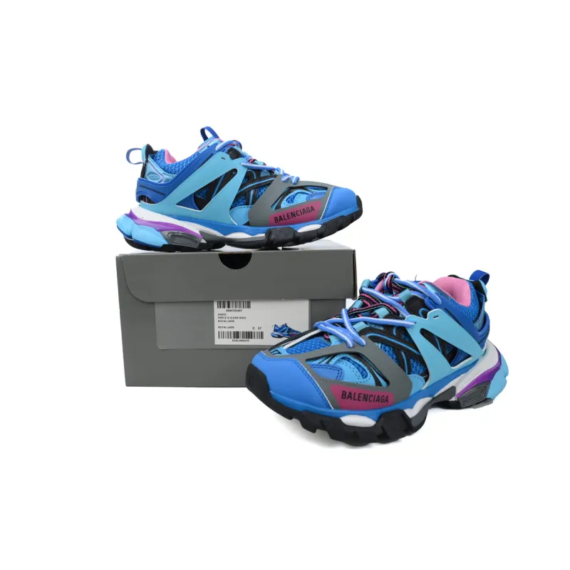 EM Sneakers Balenciaga Track Sneaker Grey Blue(Without LED)